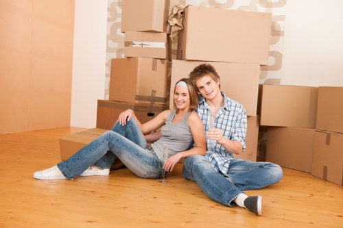 Professional movers planning a home move in Twickenham