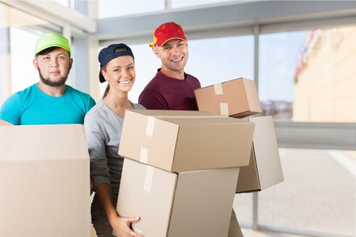 Local commercial moving service working near Twickenham business streets