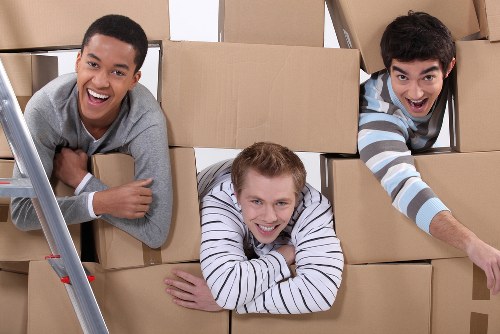 Unpacking boxes into a Twickenham property after a move