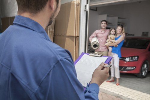 Staff training and careful loading during a man and van move in Twickenham