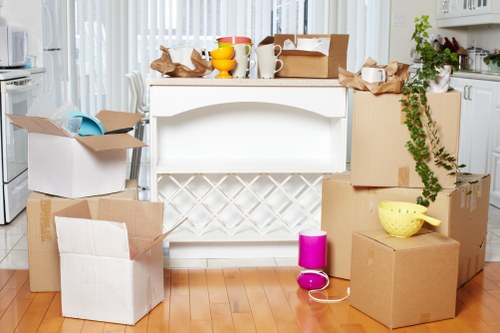 Local house moving service in a Twickenham residential area
