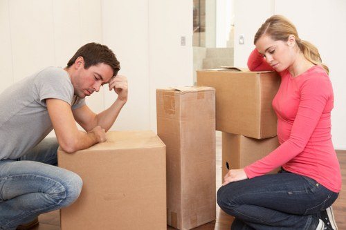 Local removals team loading furniture for a move near Twickenham
