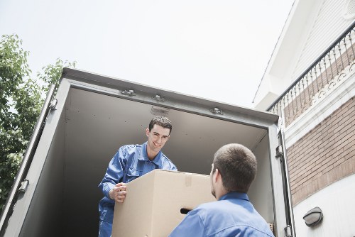 Twickenham office relocation service with staged packing and workspace setup